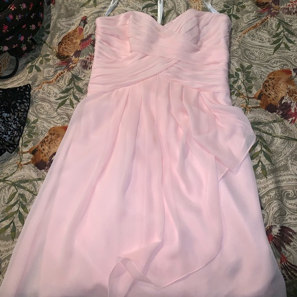 David S Bridal Dresses Short Pastel Pink Promhomecoming Dress